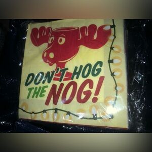 🎄 96   Don’t Hog The Nog napkins  🎄 National Lampoon